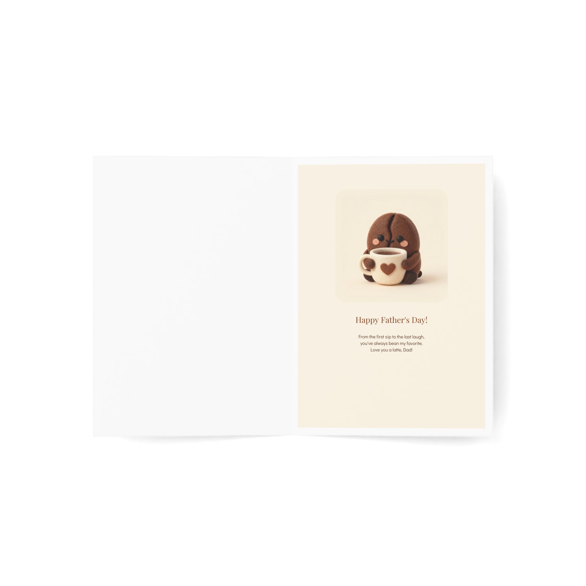 Father's Day card - Bean There For Me (1 pc)