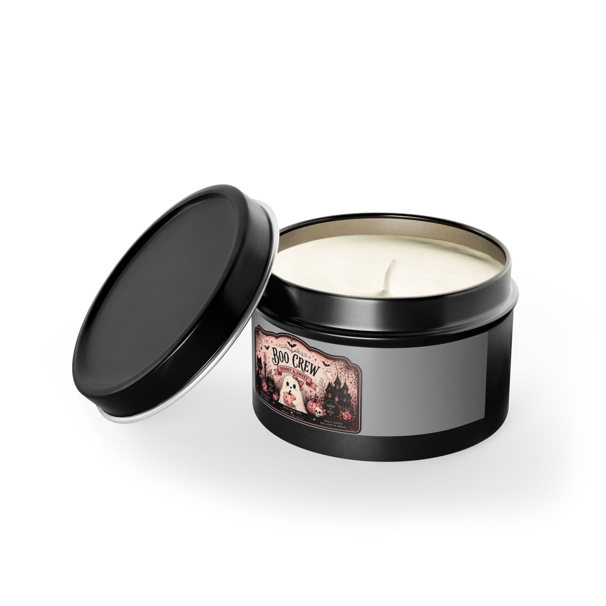 Boo Crew Candle — 4 oz Scented Tin Candle