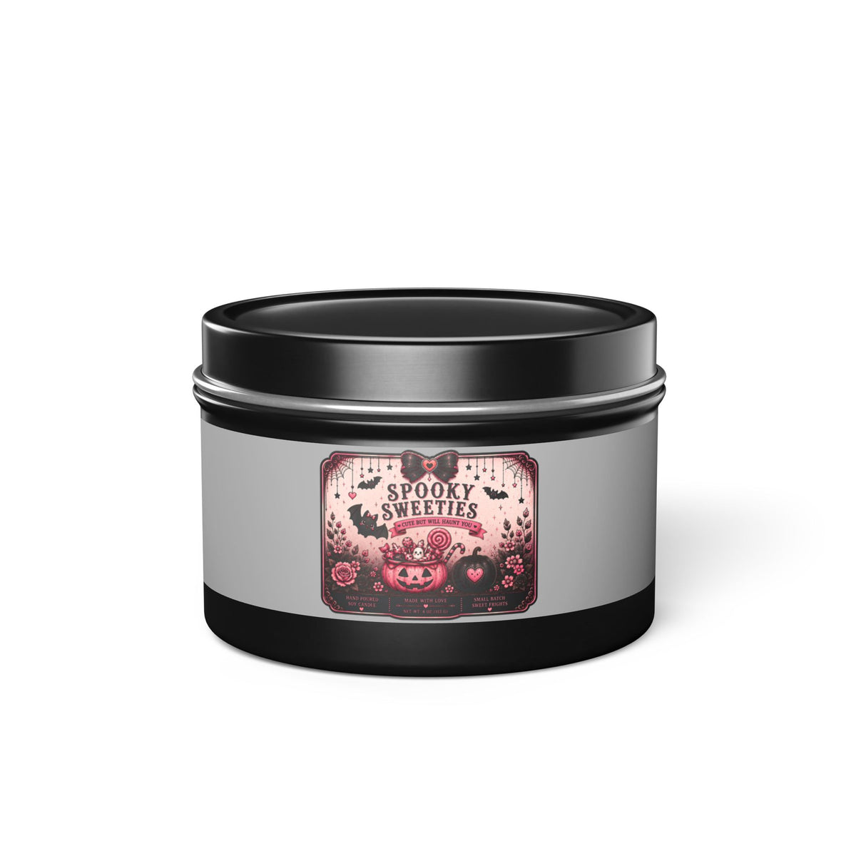Spooky Sweeties Candle #4 | 4 oz Scented Tin Candle
