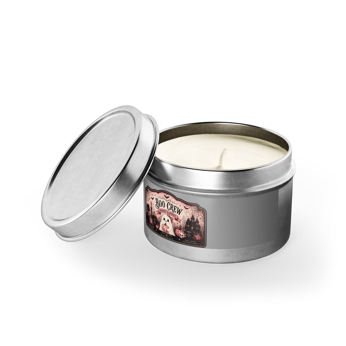 Boo Crew Candle — 4 oz Scented Tin Candle