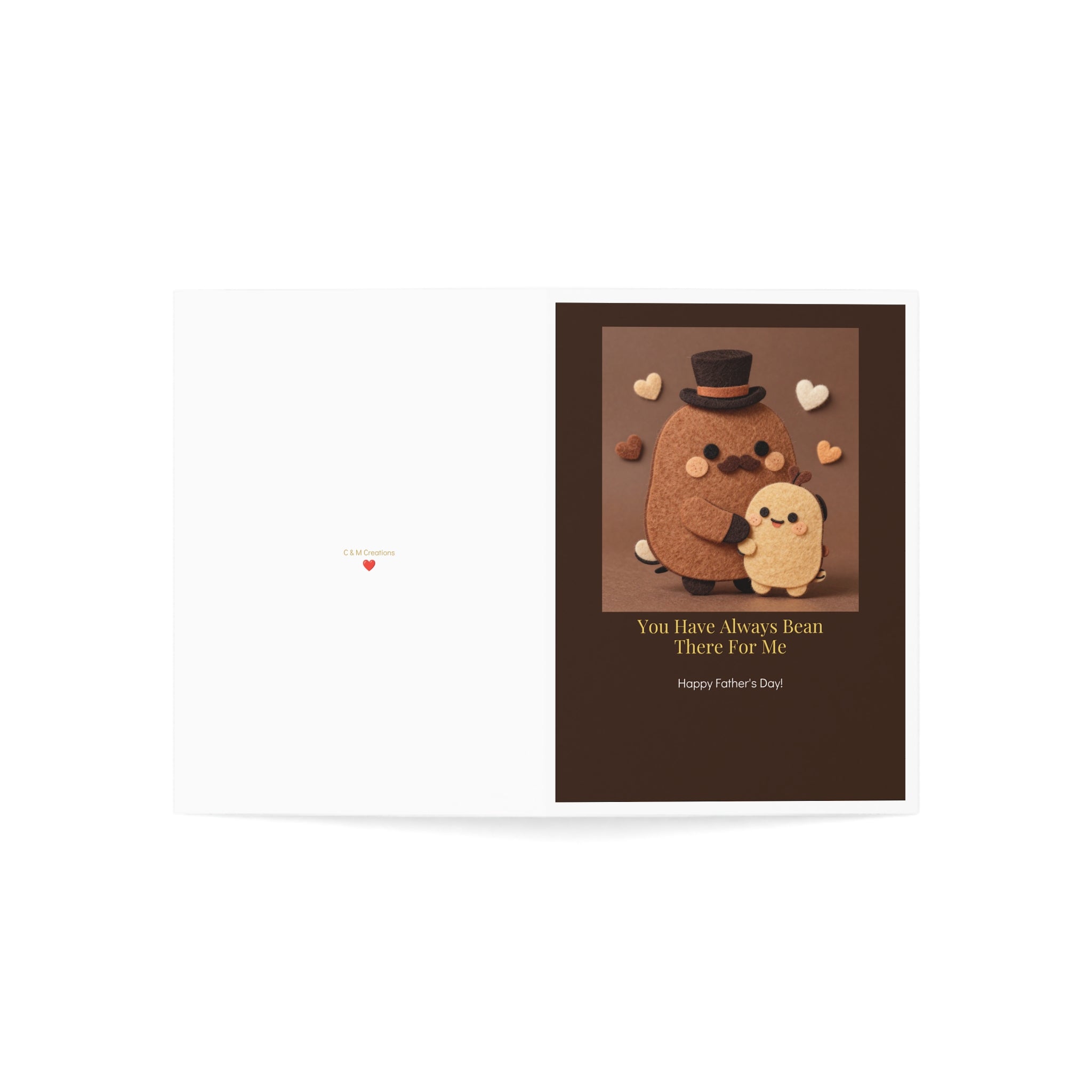 Father's Day card - Bean There For Me (1 pc)