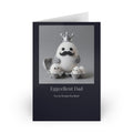 Father's Day Card — "Eggcellent Dad" Cute Egg Family Father's Day Card (1 pc)