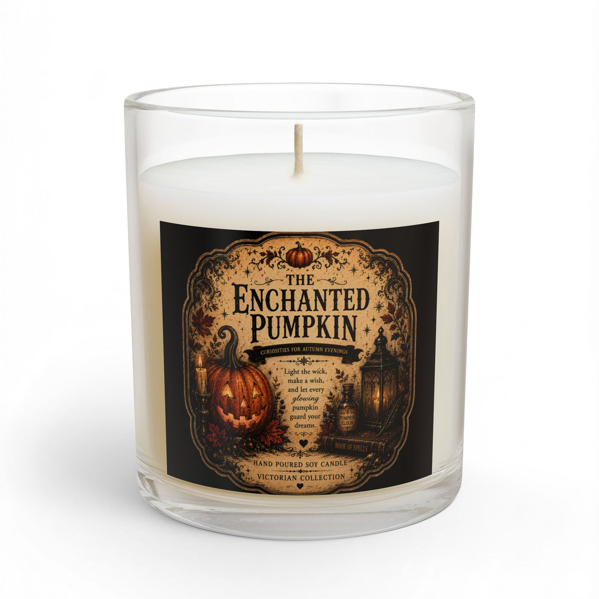 The Enchanted Pumpkin Candle | 11 oz Scented Glass Candle