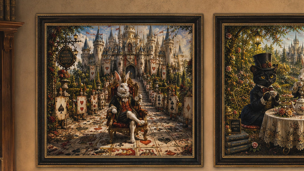 Whimsical Rabbit - Set of 2 Digital Posters